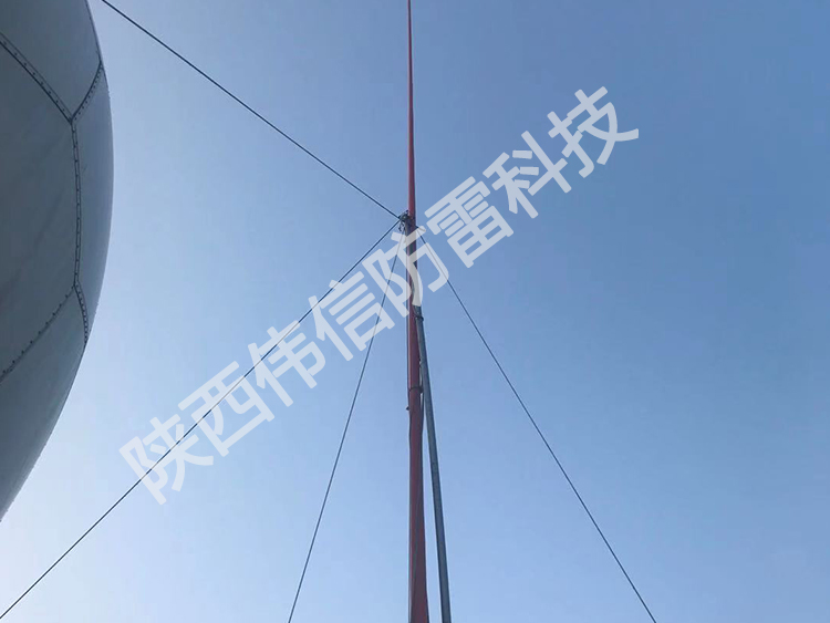 12米玻璃鋼避雷針，衛(wèi)星通訊站避雷針產(chǎn)品展示三