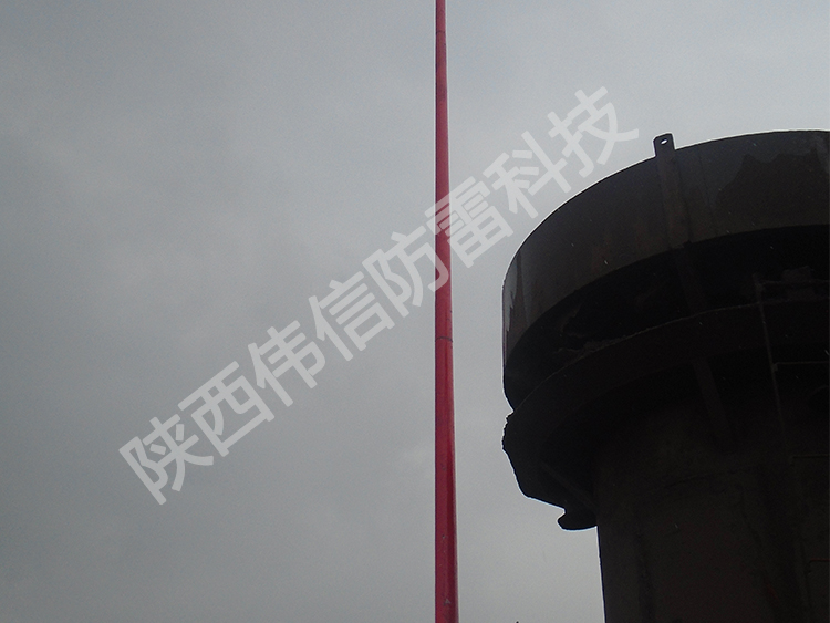 16米玻璃鋼避雷針，工廠專用抗干擾防側(cè)擊絕緣避雷針產(chǎn)品展示六