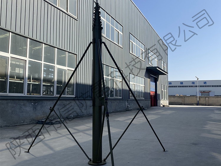 18米移動(dòng)升降照明通訊桅桿，可升降桅桿，電動(dòng)升降桅桿車載